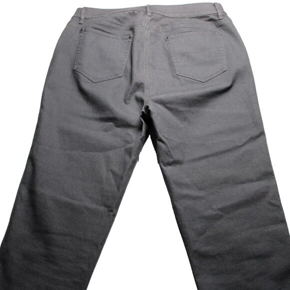 Lafayette 148 New York Womens Size 6 Gray Jeans Premium Designer Denim - Picture 6 of 8